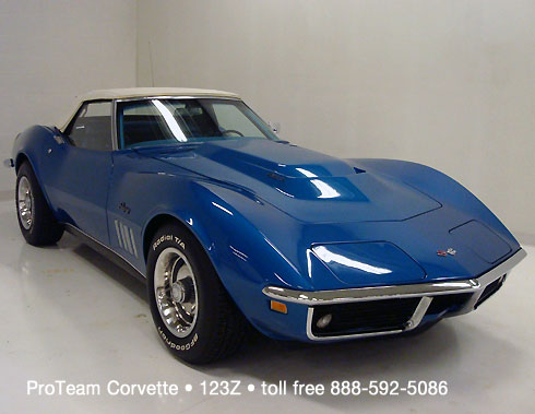 123Z1969 Corvette Convertible L88 4 speed recreation tribute with 