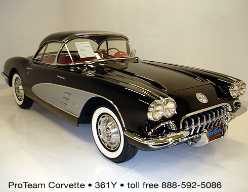 361Y1960 Corvette Convertible two tops 283290 hp fuelie 4 speed 